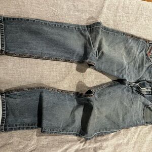 Diesel Relaxed Fit Dark Blue Jeans